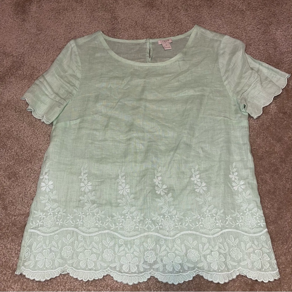 J.Crew Linen Top